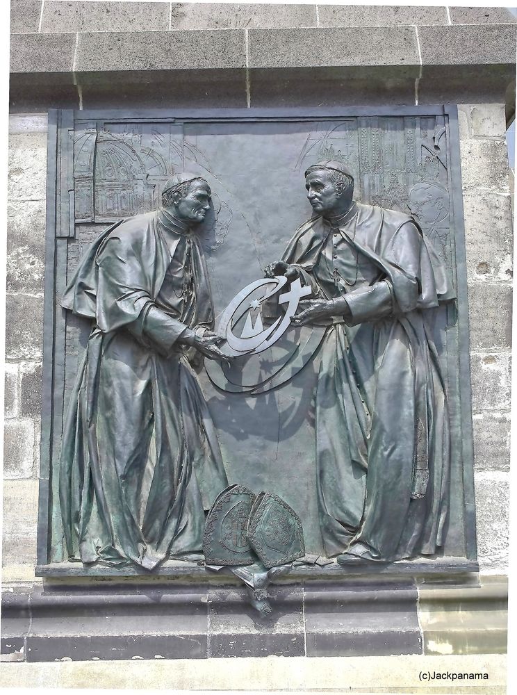 Gedenktafel für den XX. Weltjugendtag - Kölner Dom - Gerresheim (6428-30)