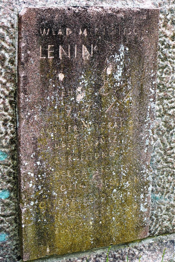 Gedenktafel Lenin