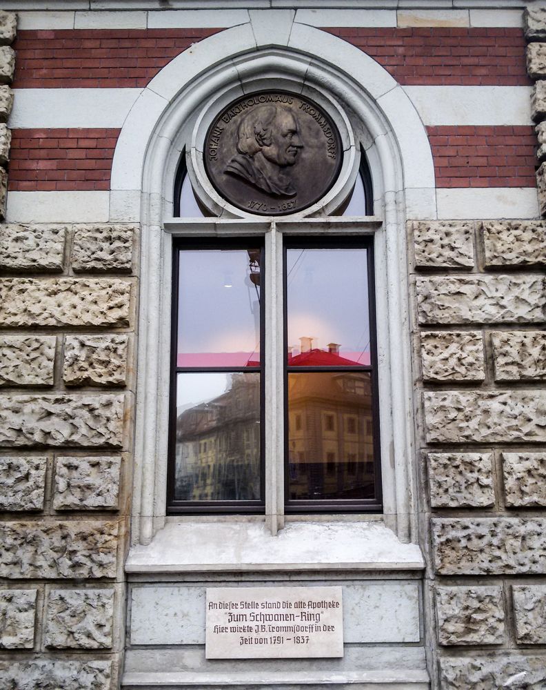 Gedenktafel Trommsdorff Erfurt