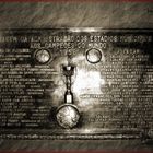 Gedenktafel von der WM 1958 im Maracana-Stadion in Rio de Janeiro