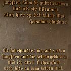 Gedicht Plattdeutsch und Hochdeutsch von Hermann Claudius