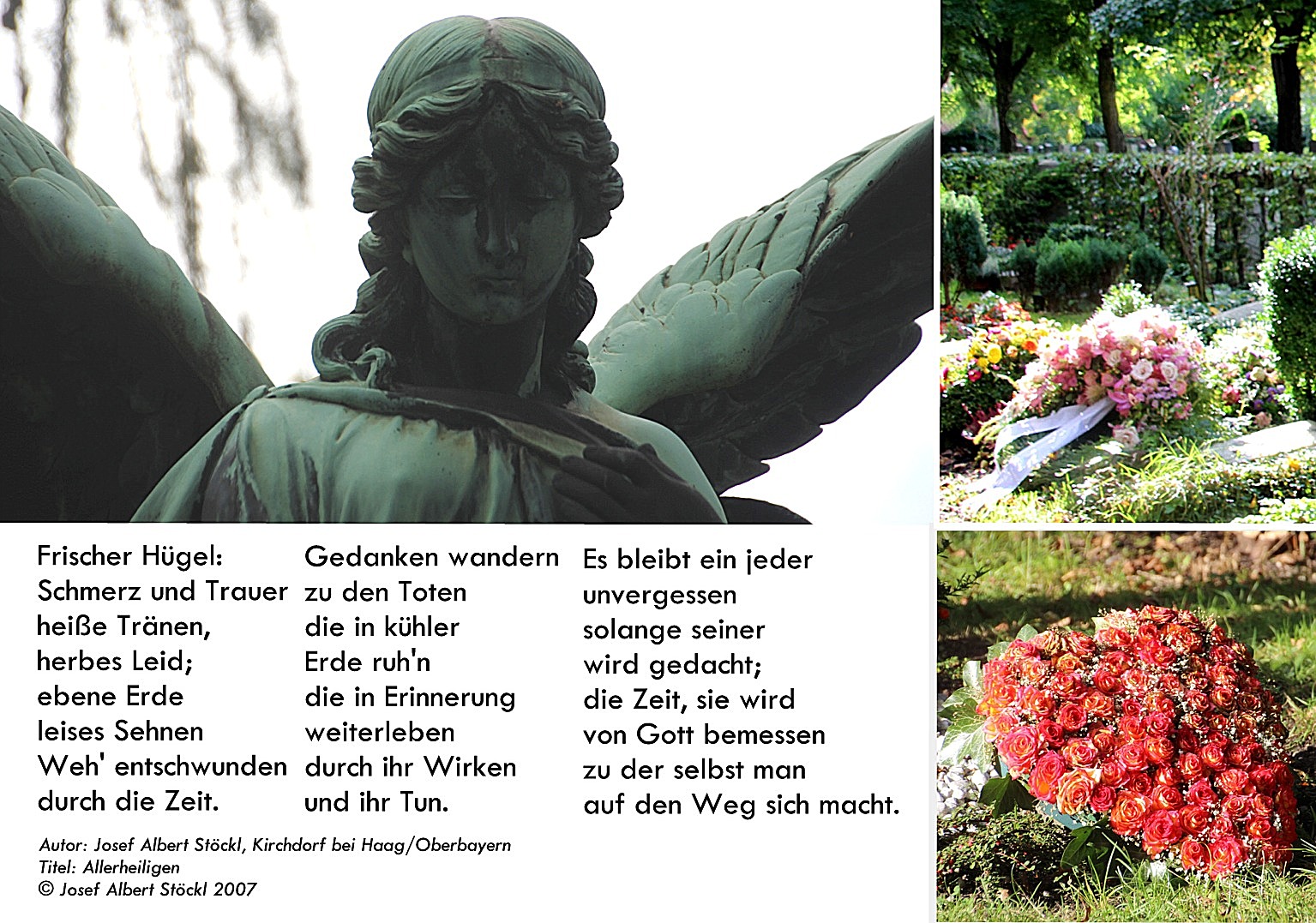 Gedicht zu Allerheiligen Foto & Bild trauerkarten, trauer, spezial