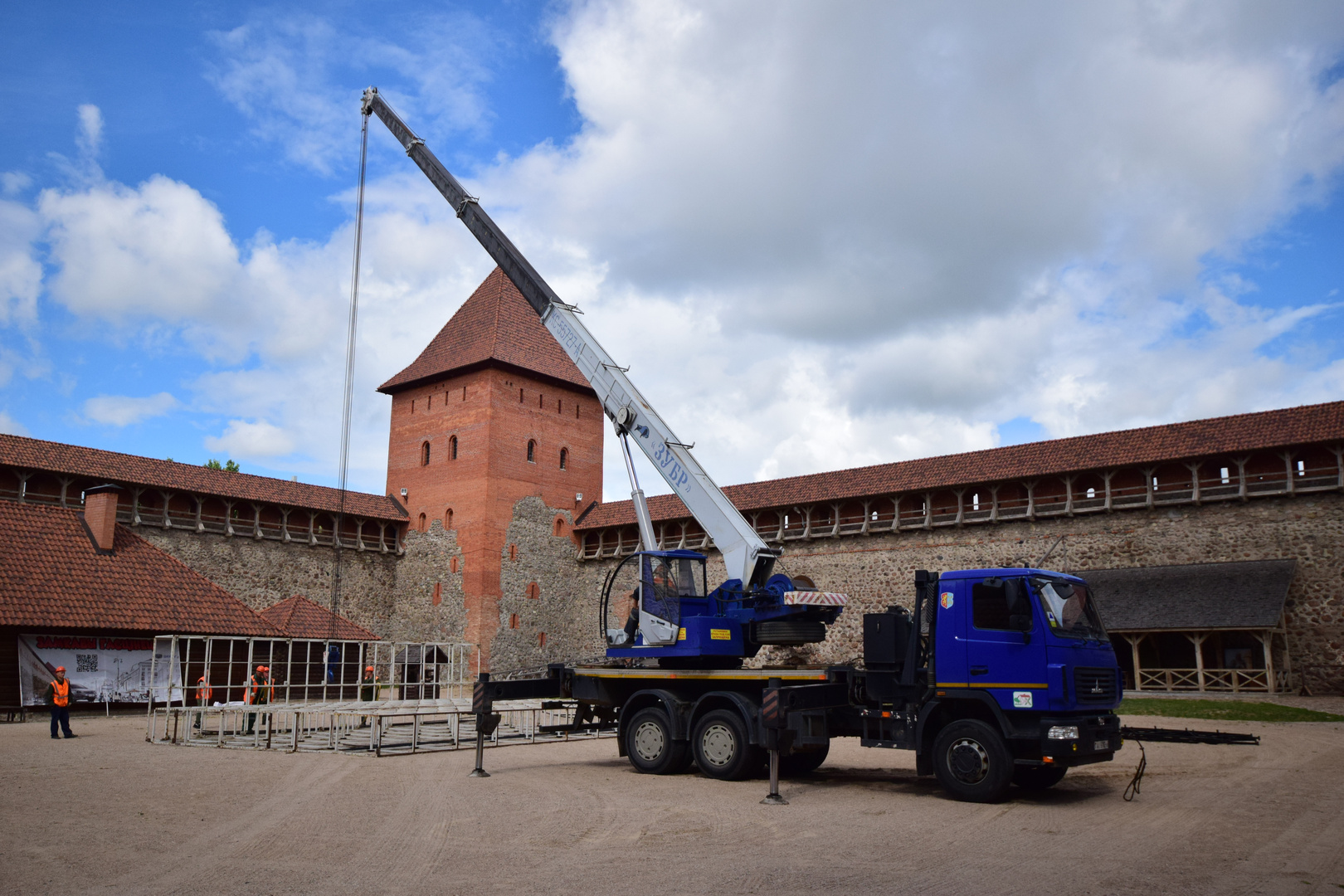 Gediminas-Schloss in Lida (Belarus)