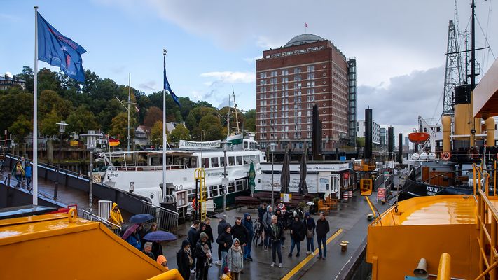 Gedränge am Anleger