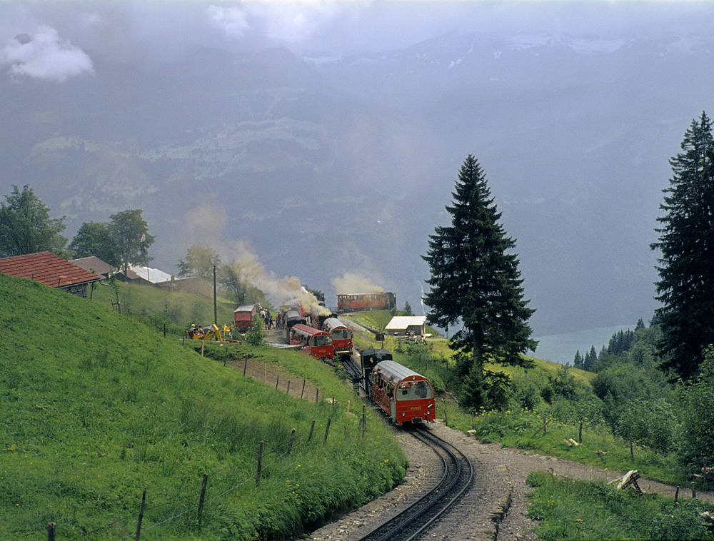 Gedränge am Berg