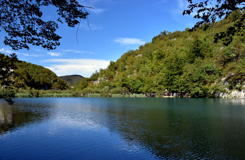 Gedränge am See