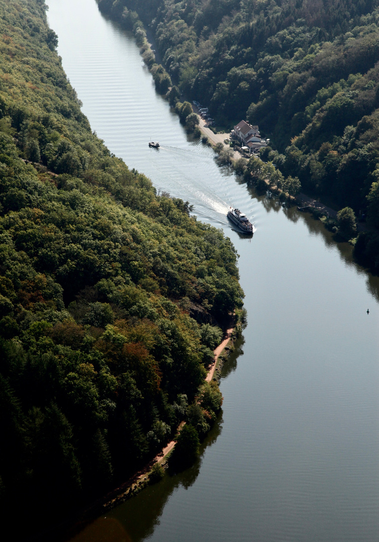 Gedränge auf der Saar