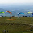 Gedränge auf der Wasserkuppe