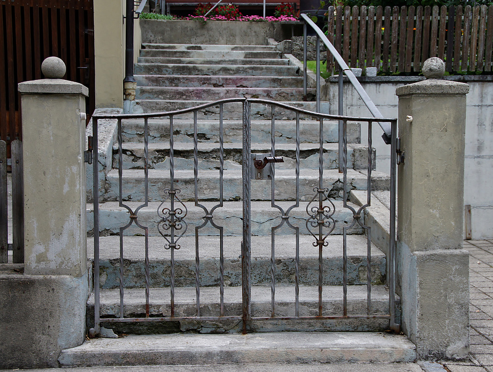 ..gefährliche Treppe..