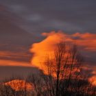 gefärbte Wolkenpower