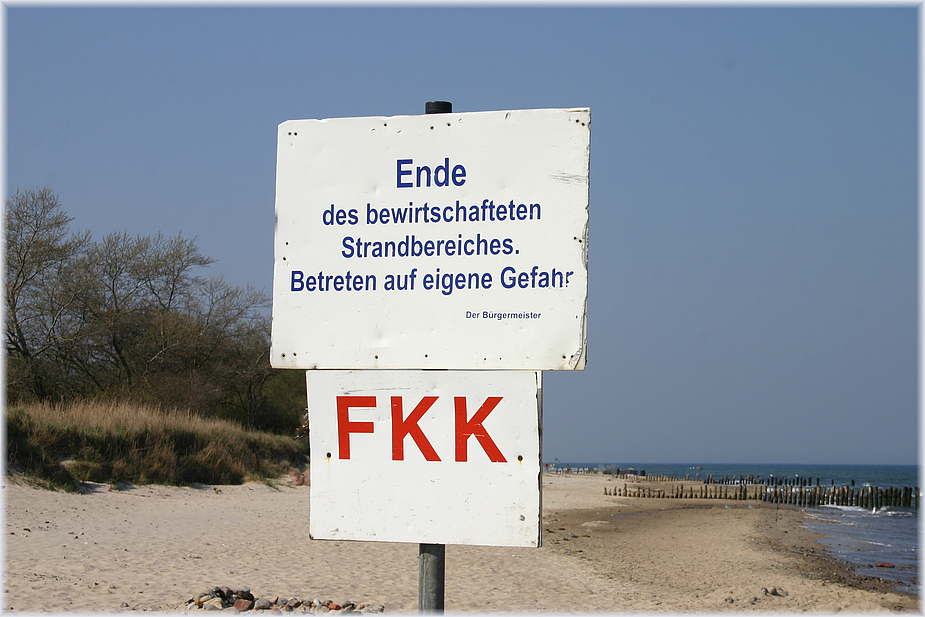 Gefahr beim FKK