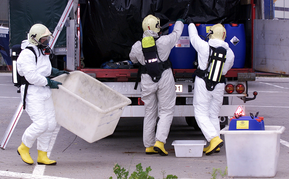 Gefahrgutunfall 2 Foto & Bild reportage dokumentation