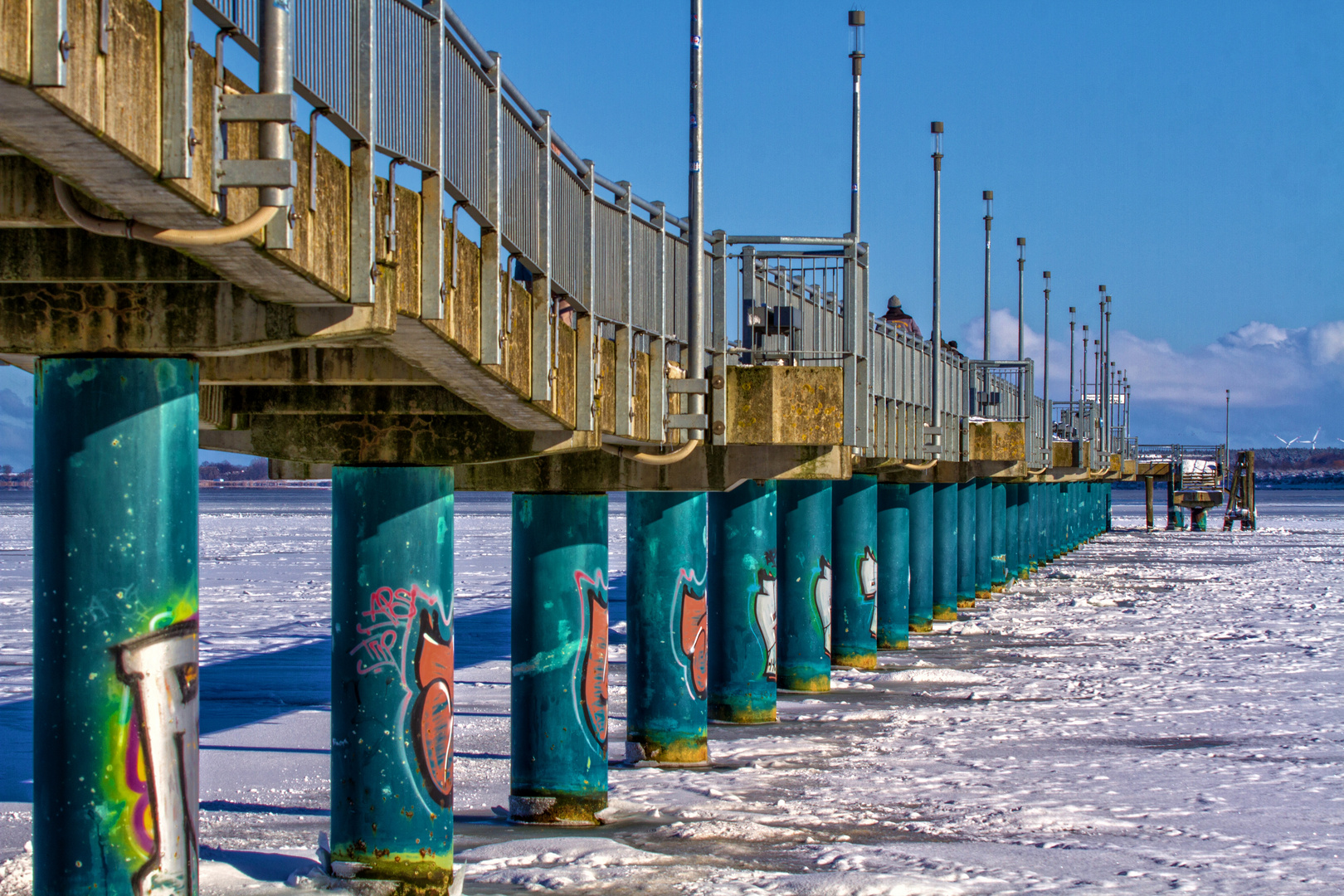 Gefangen im Ostseeeis