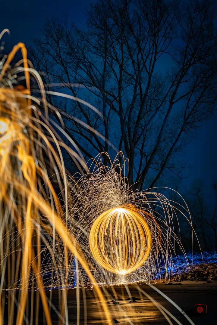 gefangen in der Feuerkugel