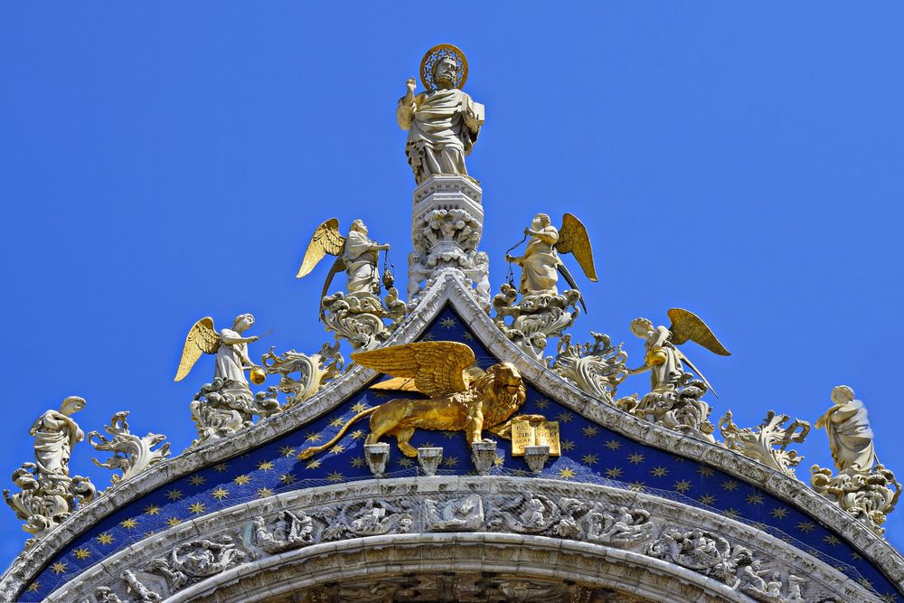 geflügelter Löwe, Markusplatz