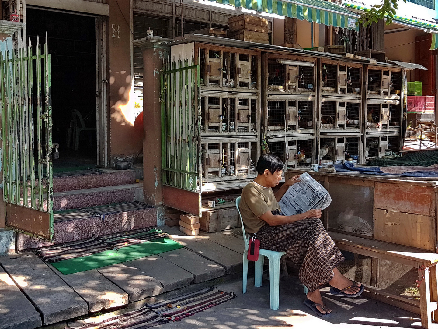 Geflügelverkauf in Mandalay