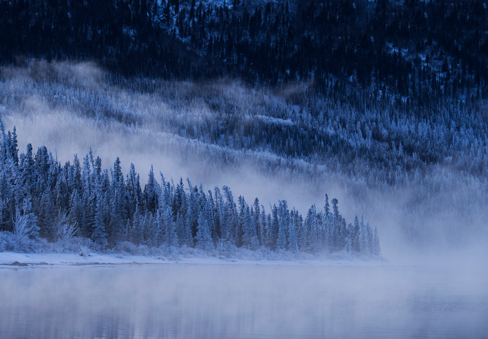 Gefrierender Kathleen Lake