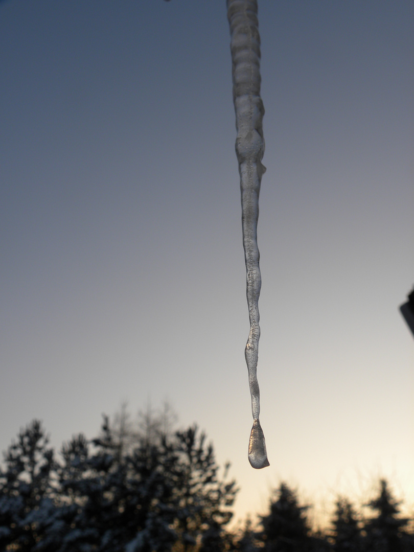 Gefrorene Wassertropfen