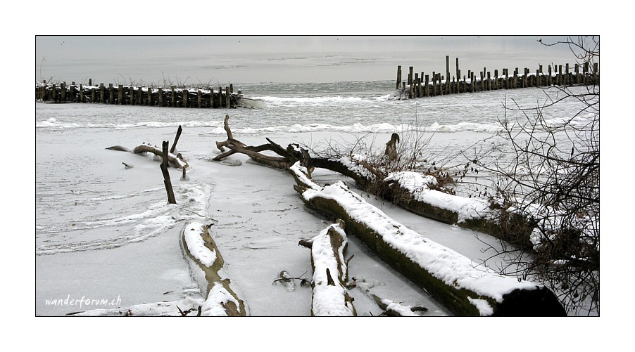 Gefrorene Wellen Foto & Bild landschaft, bach, fluss & see, see