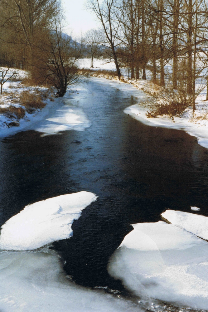 Gefrorener Fluß