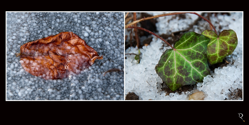 gefrorener Hagel