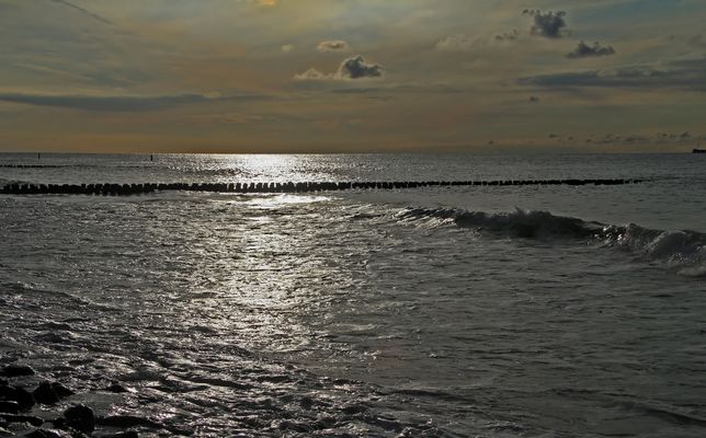 Gegen Abend am Meer