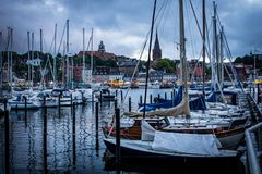 gegen Abend - Yachthafen Flensburg