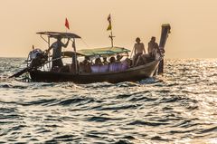 gegen Abend zurück - Rai Leh/Südthailand