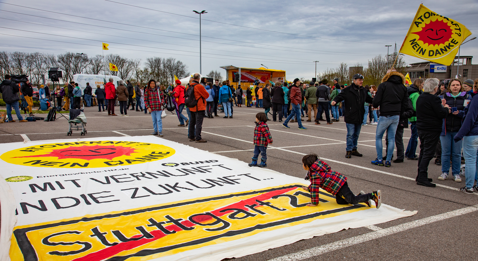 Gegen AKWs und Stuttgart 21