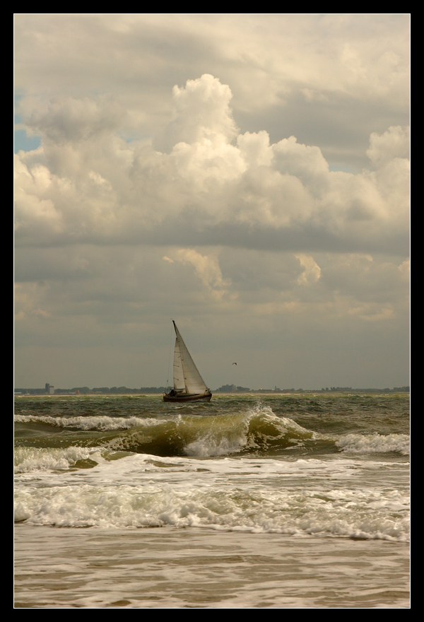 Gegen den Wind.