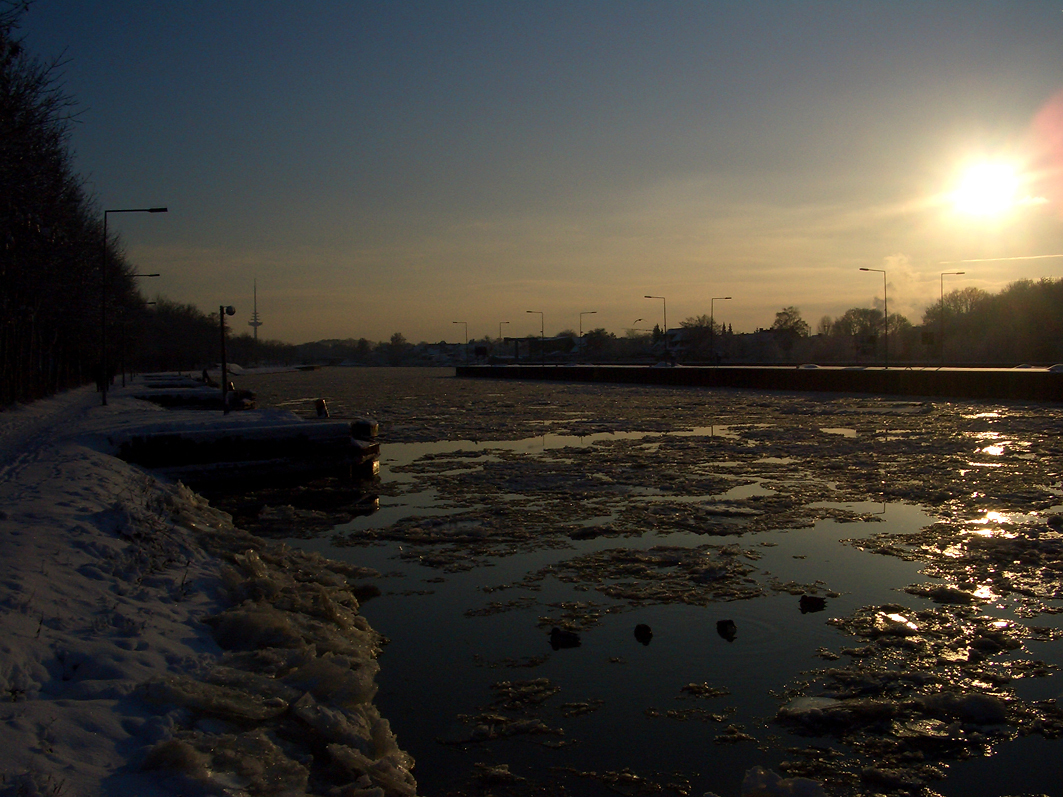 Gegen die Sonne