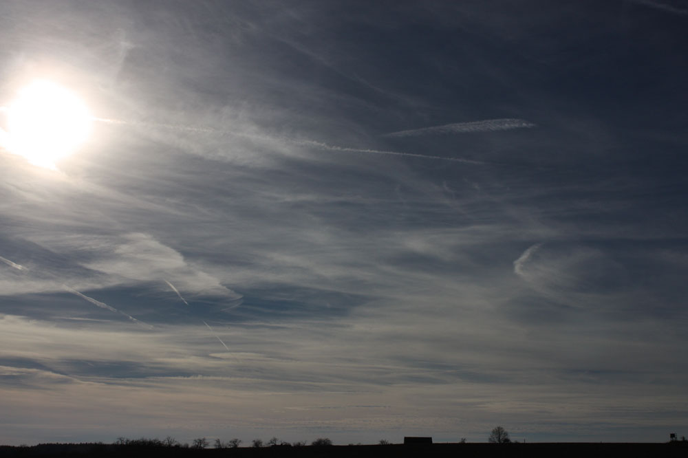 gegen die Sonne