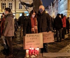 Gegendemo verlief solidarisch und störungsfrei