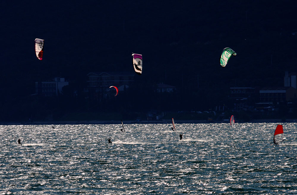 Gegenlicht am Gardasee