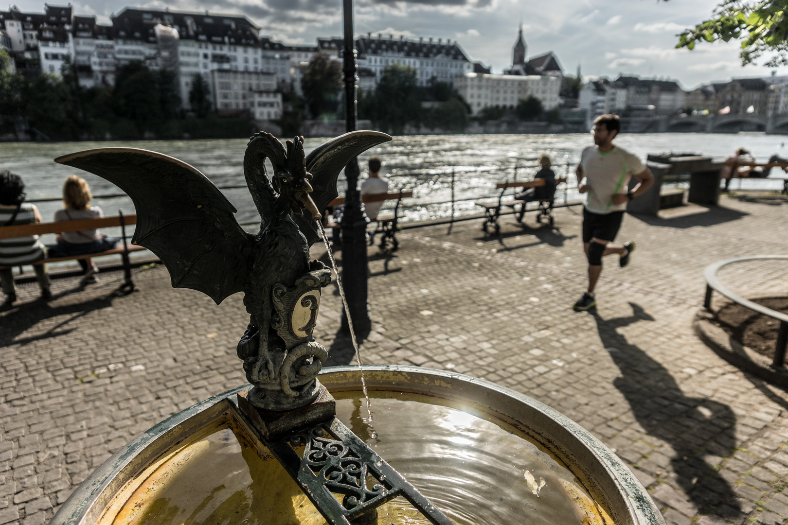 Gegenlicht am Rhein