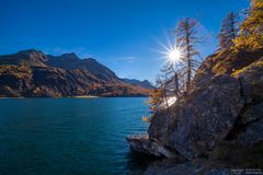 Gegenlicht am Silsersee