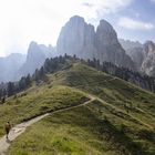 Gegenlicht in den Dolomiten