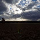 Gegenlicht mit Wolken