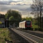 Gegenlichtstimmung auf der Lahntalbahn!