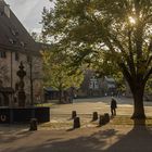 Gegenlichtstimmung im Klosterhof