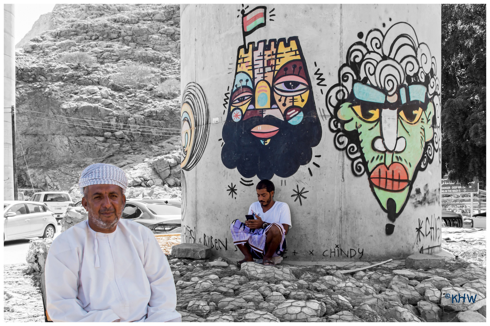 Gegensatz von Moderne und Tradition (Oman)