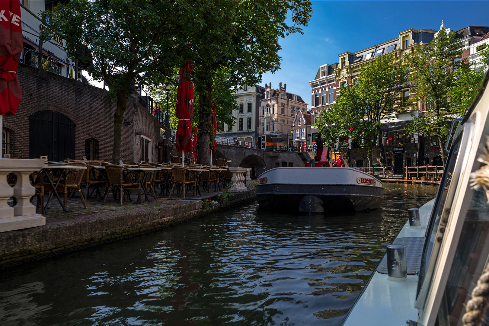 Gegenverkehr auf der Gracht