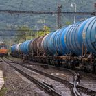 Gegenzug am Bahnhof von Devinska Nova Ves 