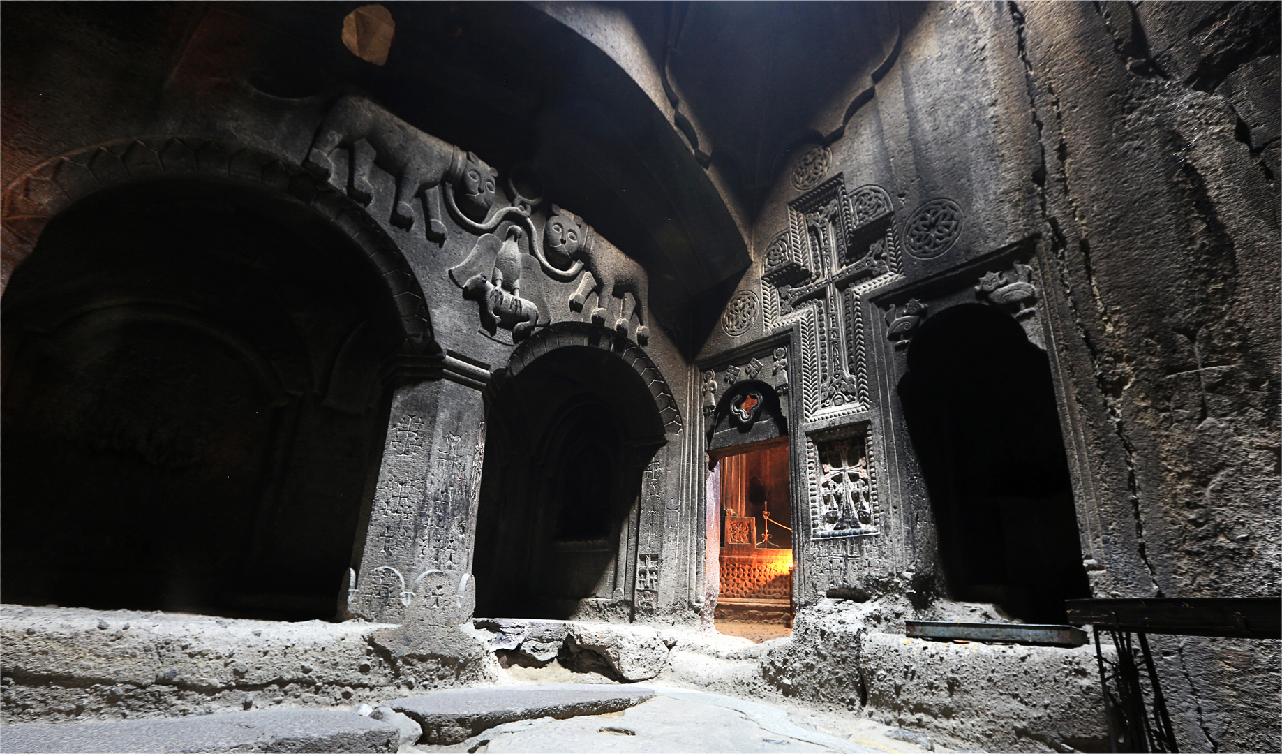 [ … Geghard Cave Monastery ]