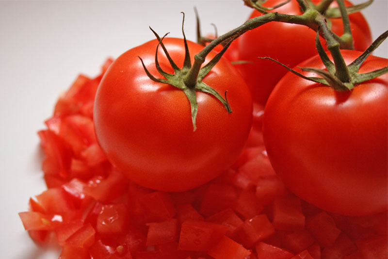 Gehackte Tomaten