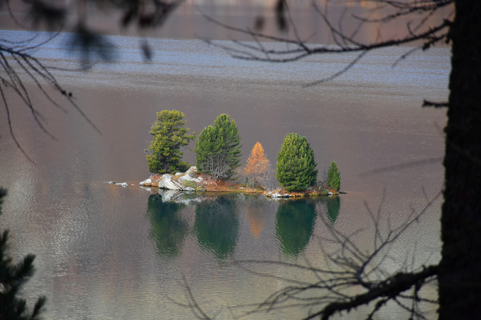 Geheimer Blick auf die Insel