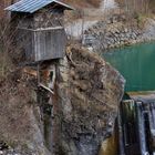 geheimnisvolles Bauwerk am Lechfall in Füssen...