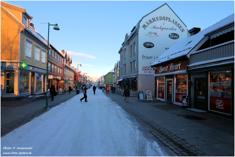 Geheizte Gehwege in Tromsø