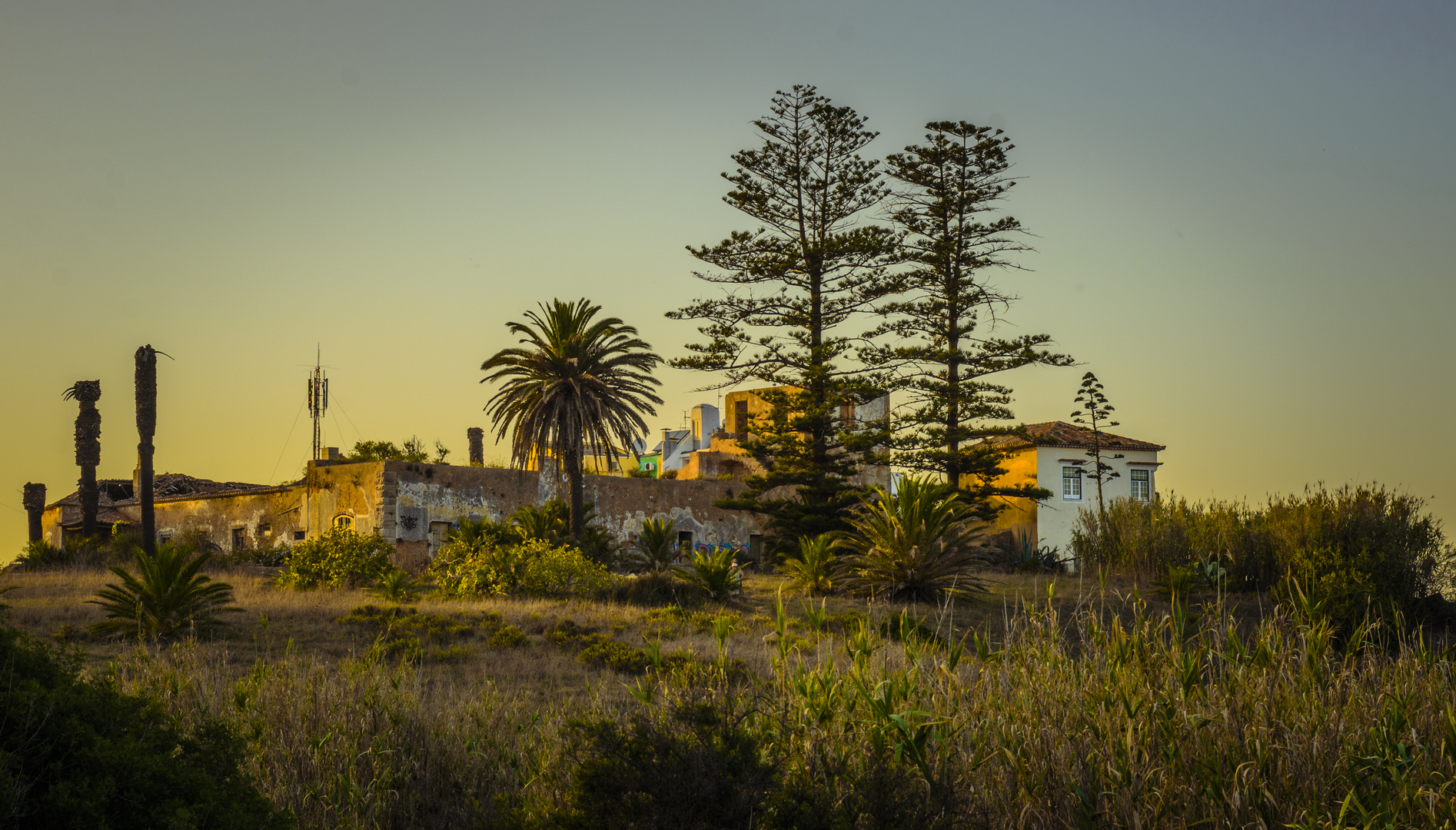 Gehöft an der Algarve.