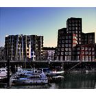 Gehry-Bauten im Medienhafen Düsseldorf